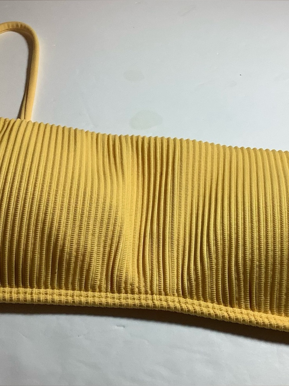 Hollister yellow bikini top.
